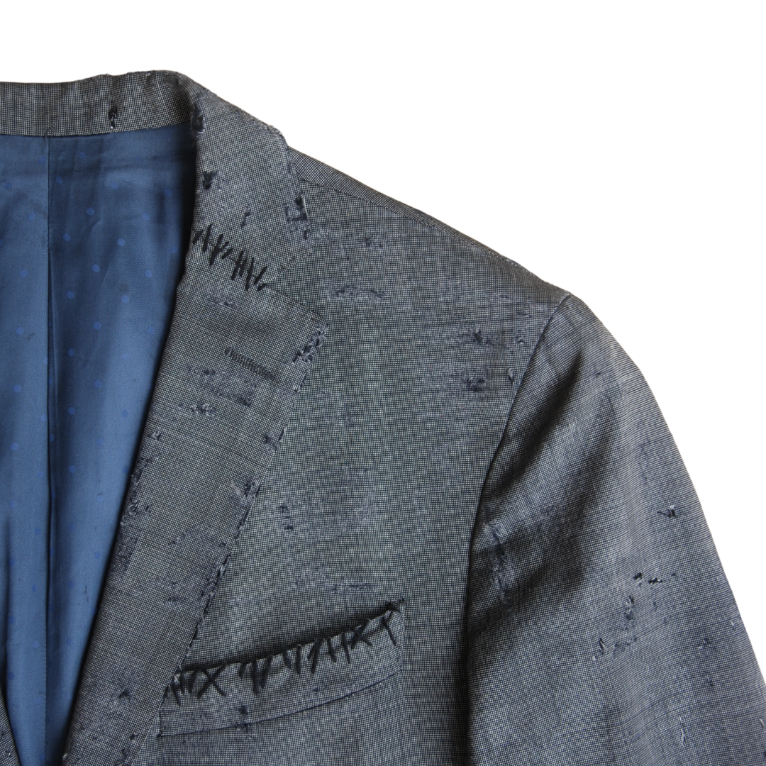 untitled 44 - grey distressed blazer