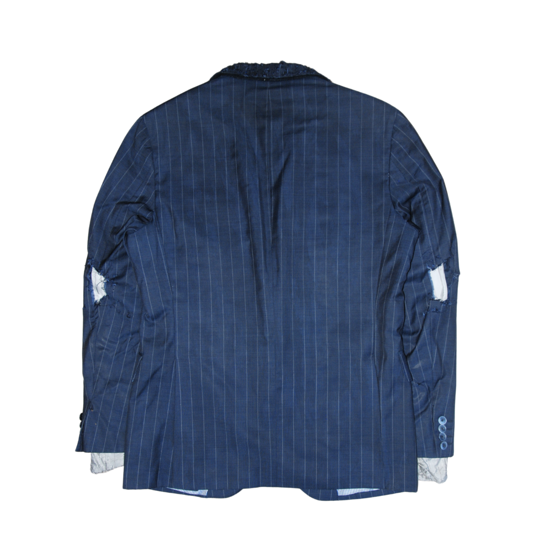 untitled 46 - navy distressed blazer