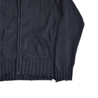 untitled 79 - navy knit zip sweater