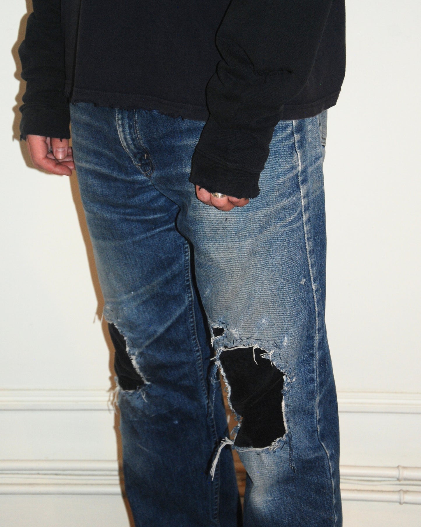 untitled 02 - patched levi's jeans