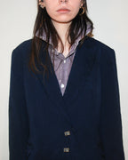 untitled 25 - distressed navy blazer