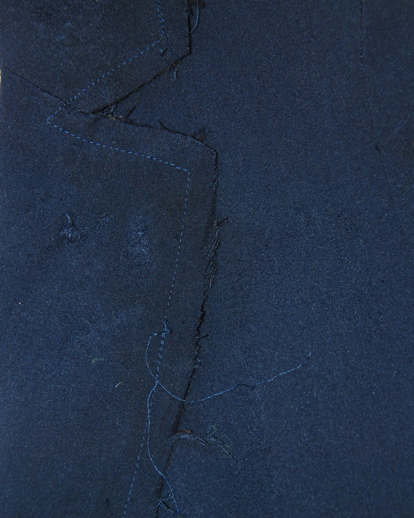 untitled 25 - distressed navy blazer