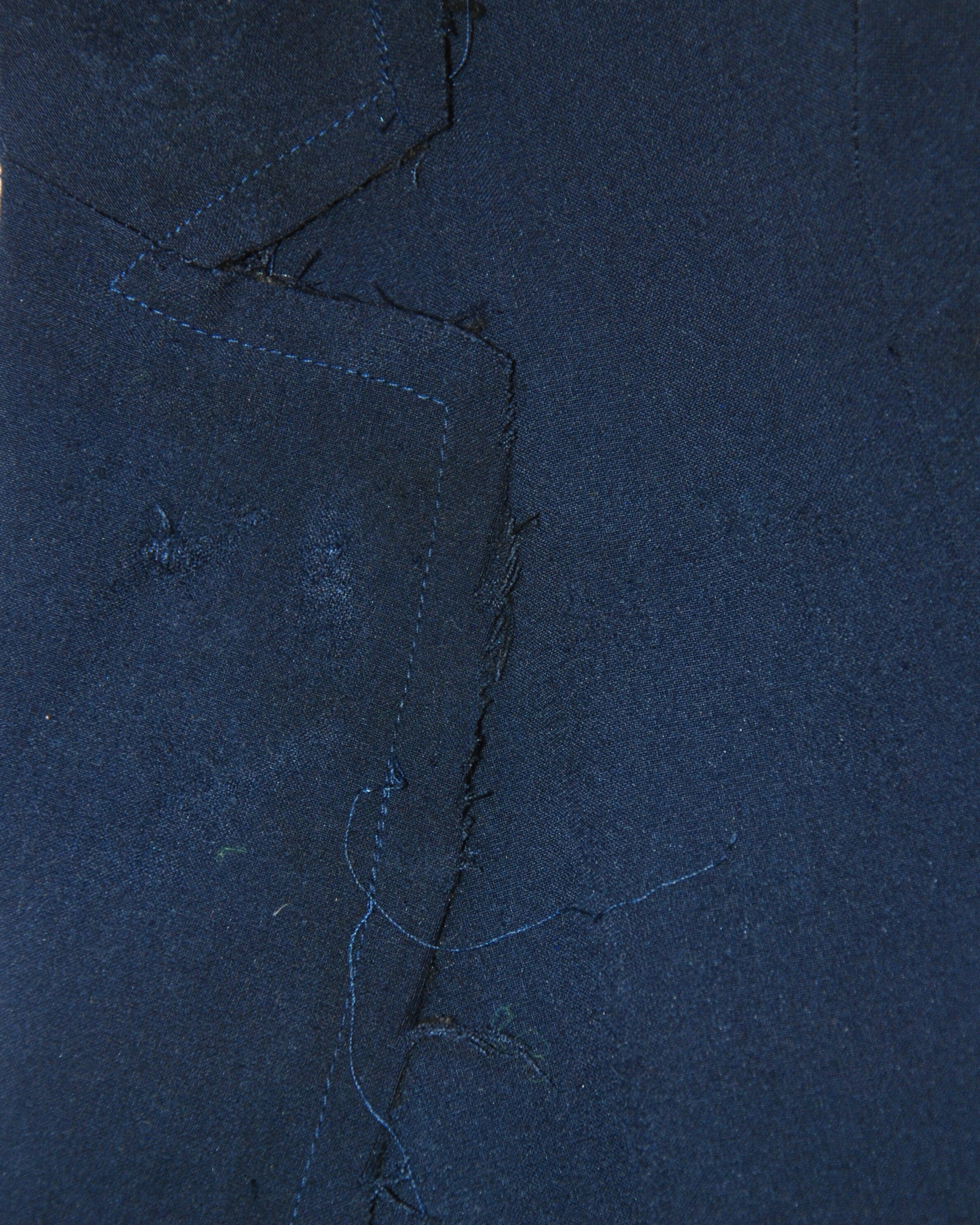 untitled 25 - distressed navy blazer