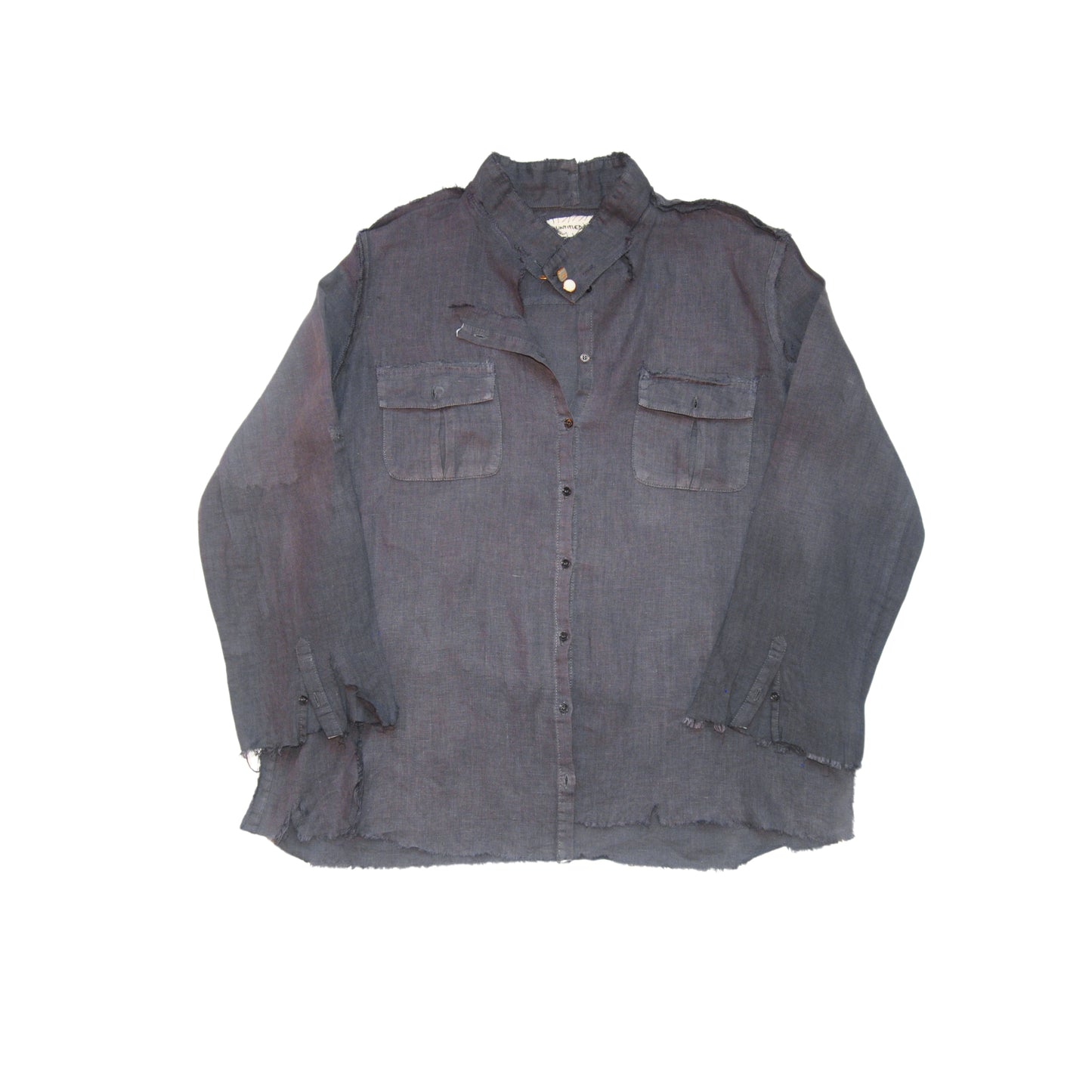 untitled 17 - purple reconstructed shirt