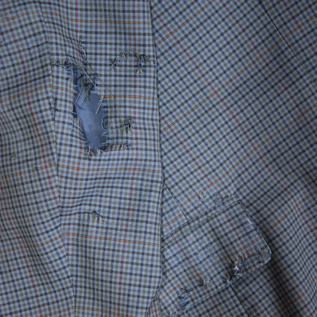 untitled 41 - distressed oversized blazer