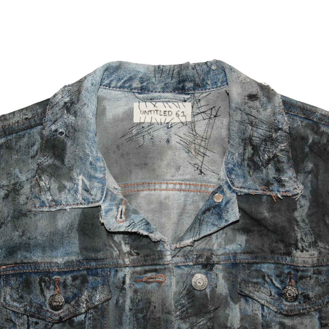 untitled 61 - f**ked up denim vest