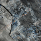 untitled 61 - f**ked up denim vest