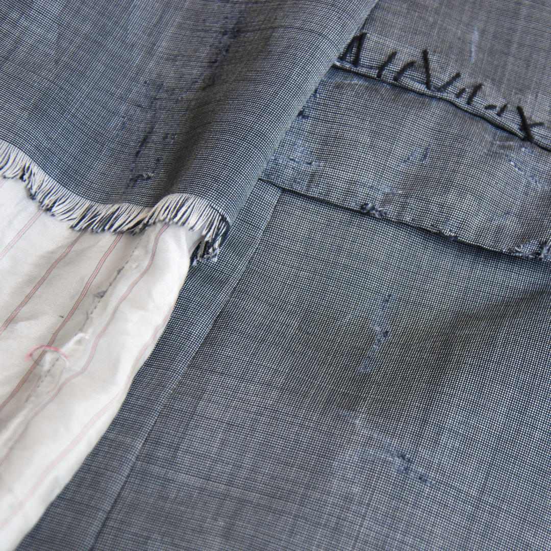 untitled 44 - grey distressed blazer