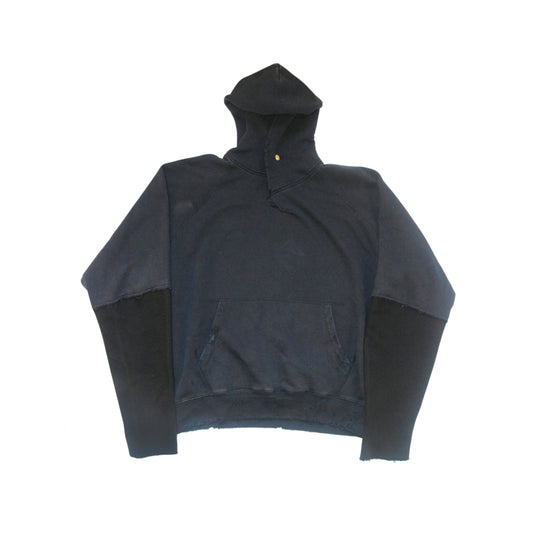 untitled 20 - black layered hoodie