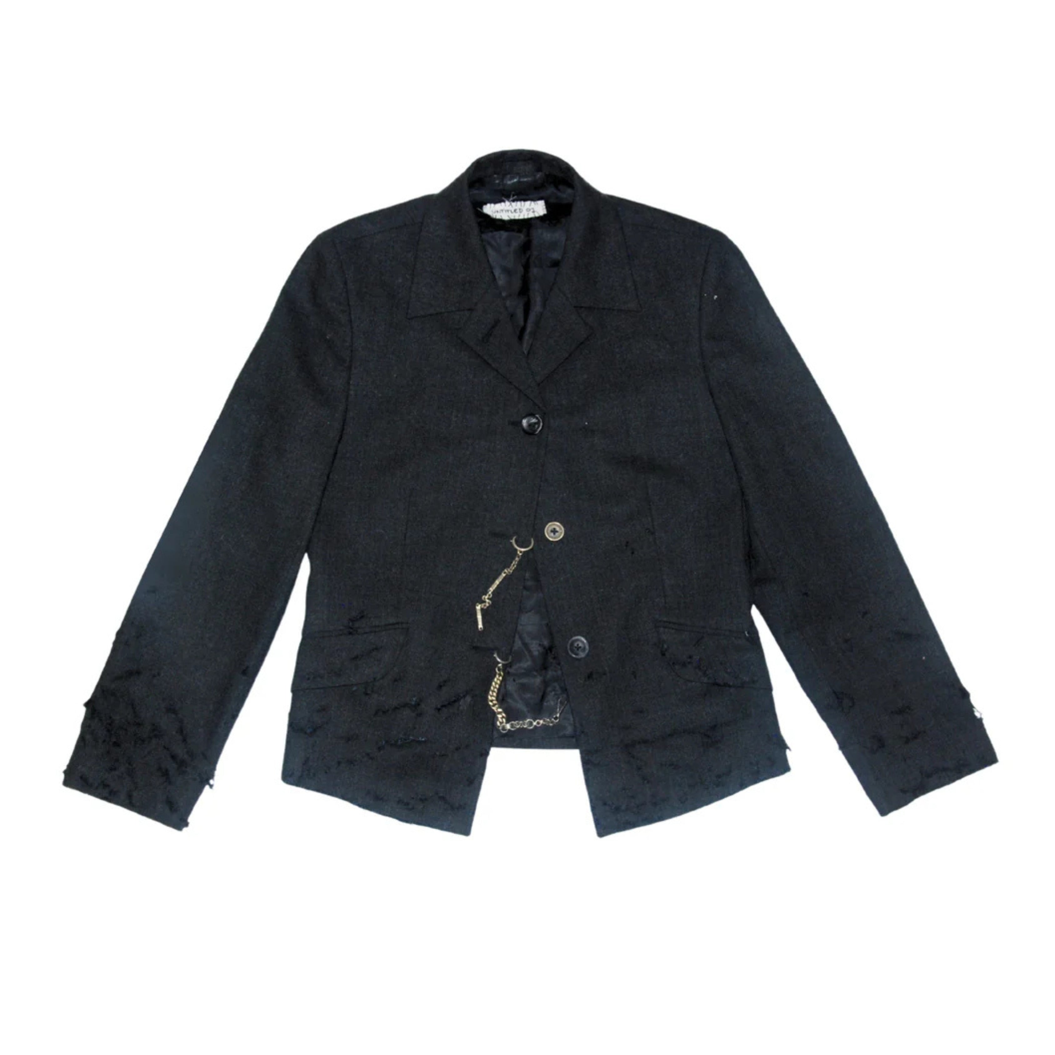 untitled 01 - grey fitted blazer