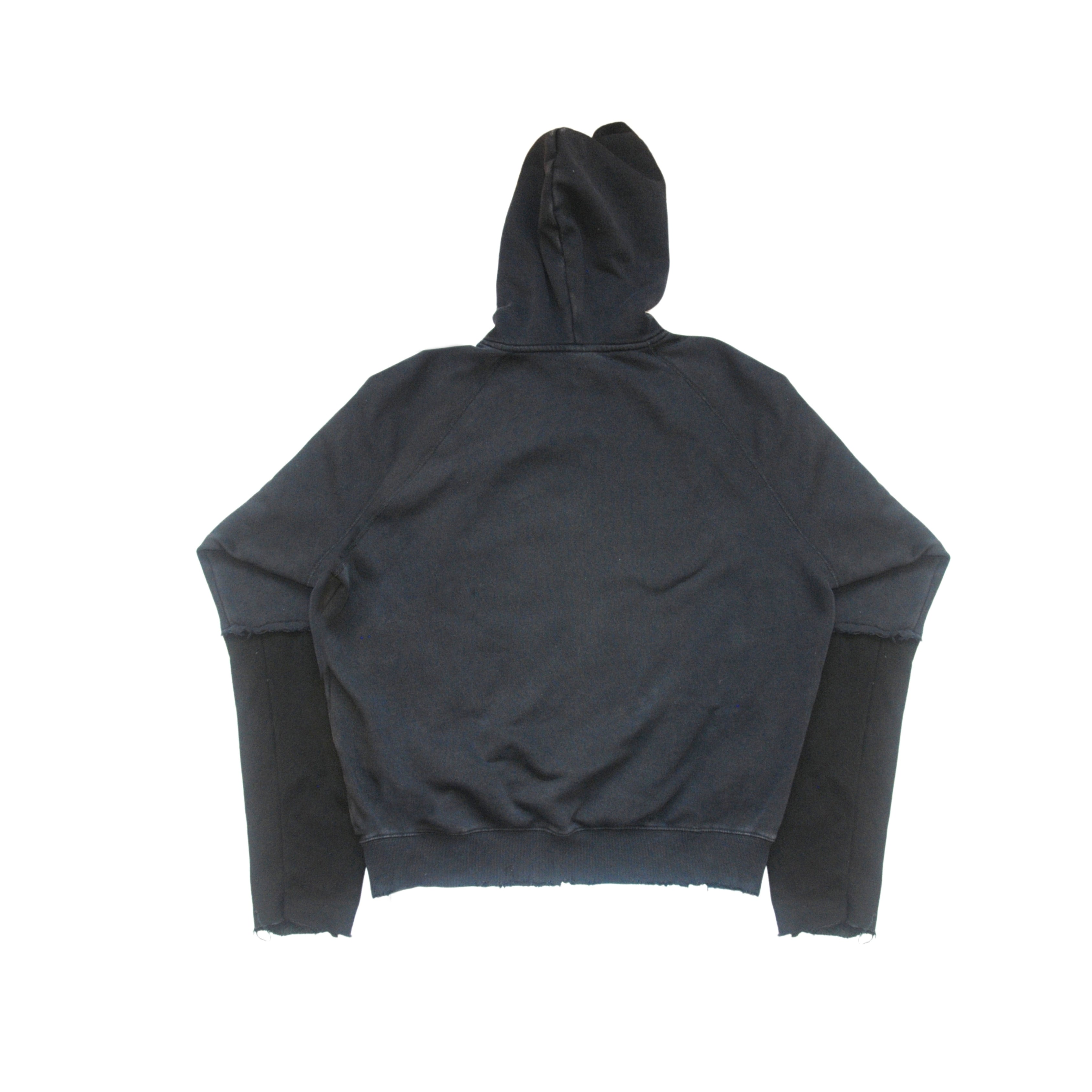 untitled 20 - black layered hoodie