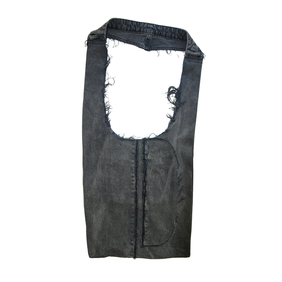 untitled 75 - denim messenger bag