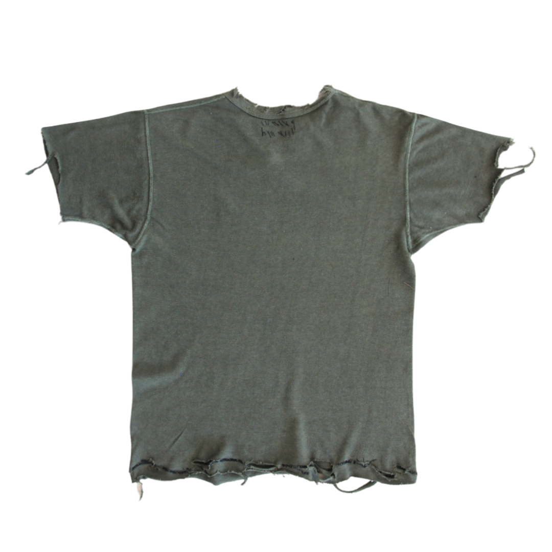 untitled 65 - khaki stitched up tee
