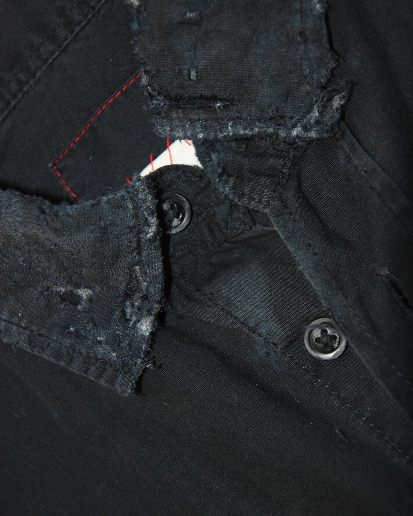 untitled 14 - patched black shirt