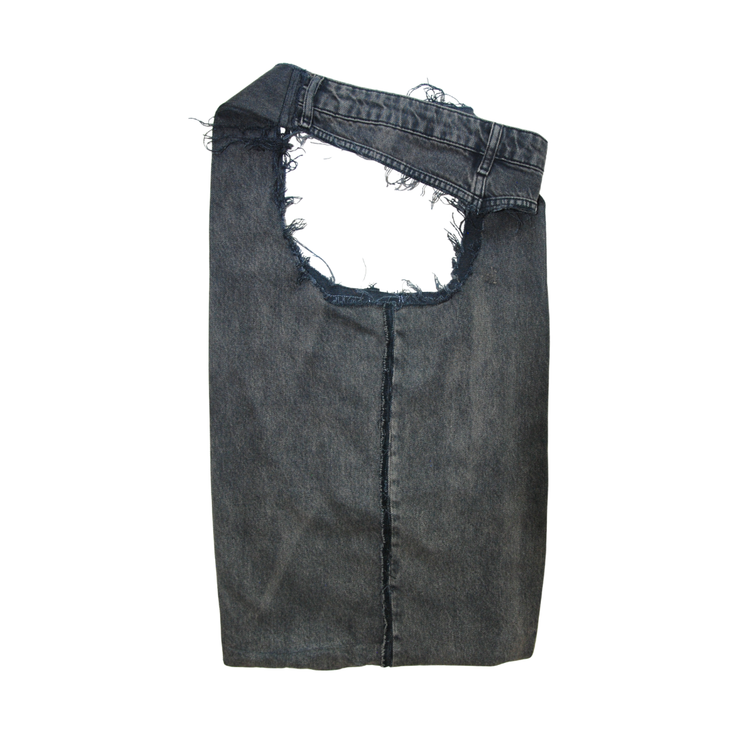 untitled 75 - denim messenger bag