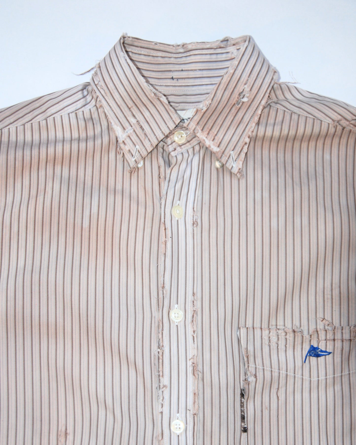 untitled 22 - brown distressed shirt