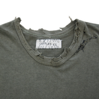 untitled 65 - khaki stitched up tee