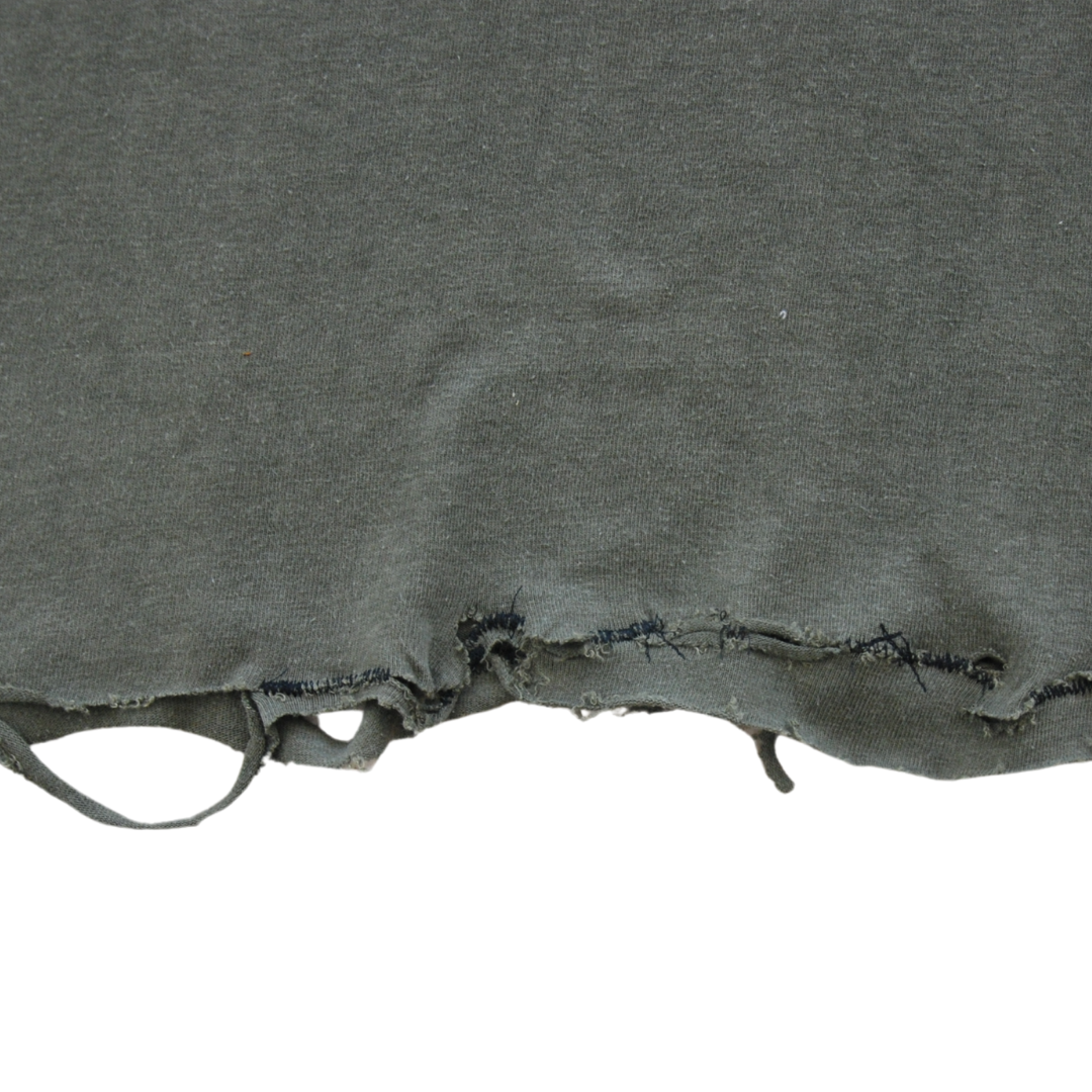 untitled 65 - khaki stitched up tee