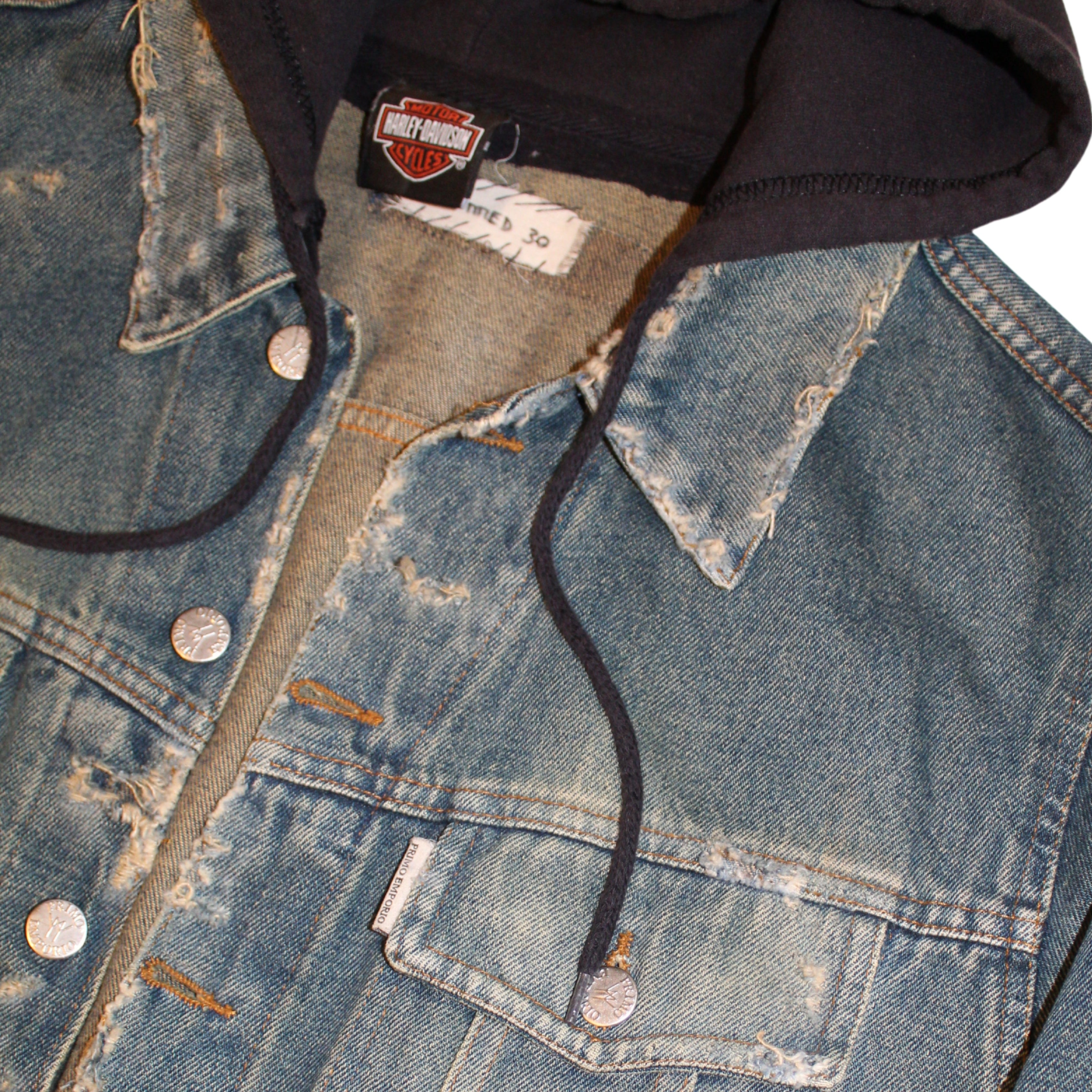 untitled 30 - denim jacket x harley