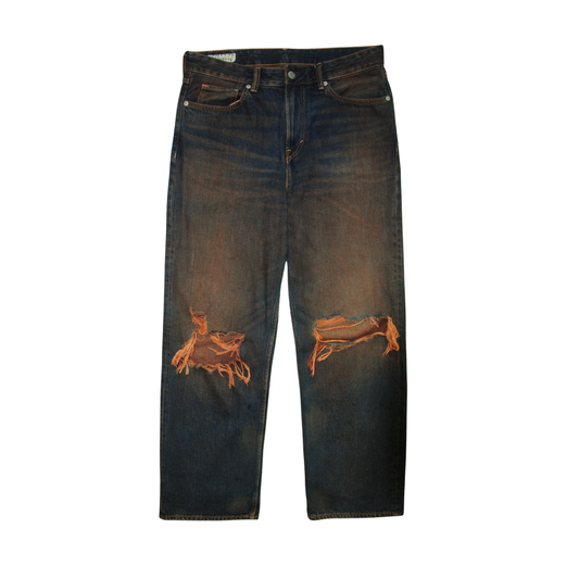 untitled 73 - ripped dyed jeans