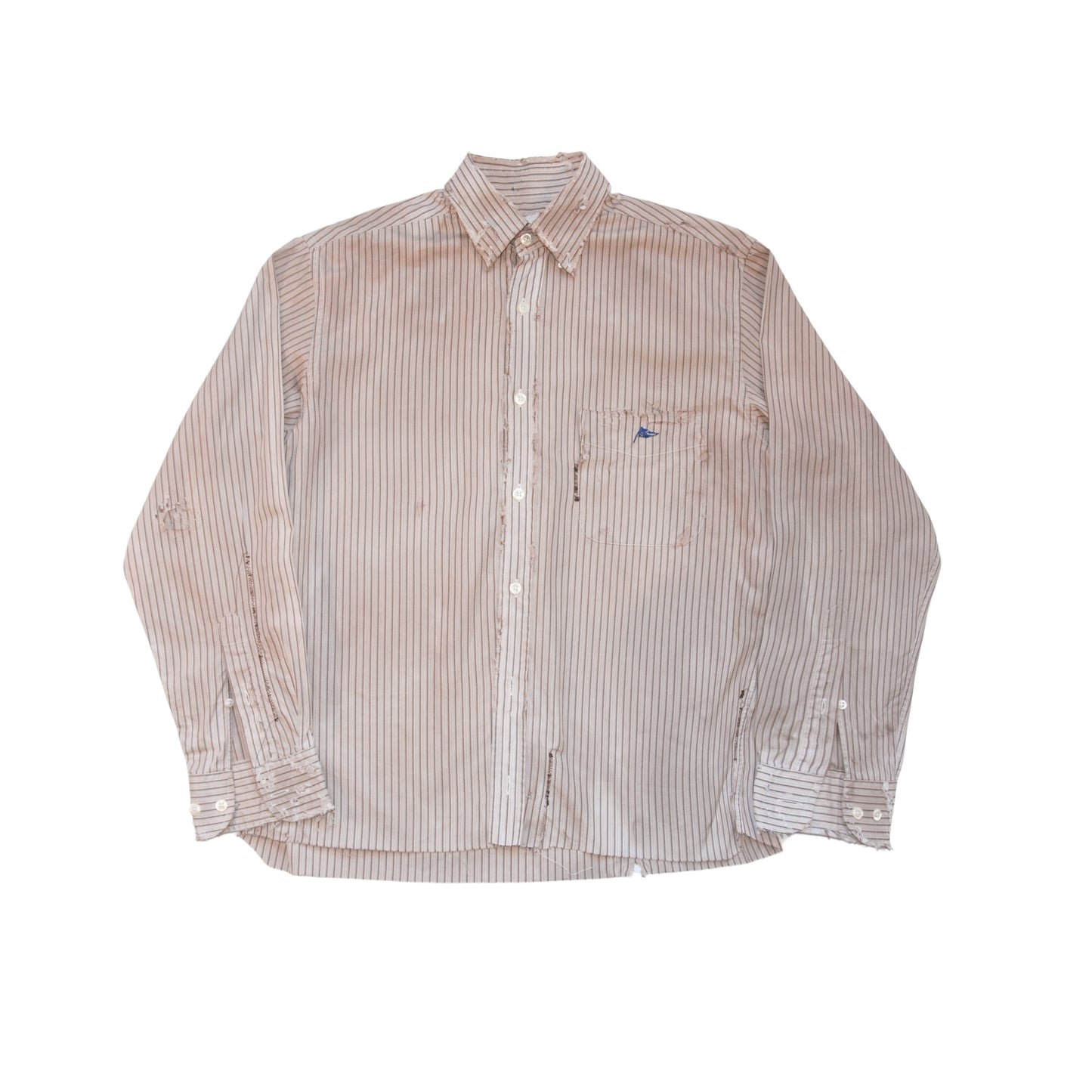 untitled 22 - brown distressed shirt