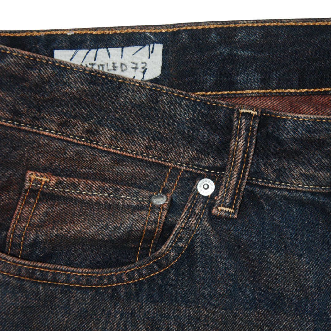 untitled 73 - ripped dyed jeans