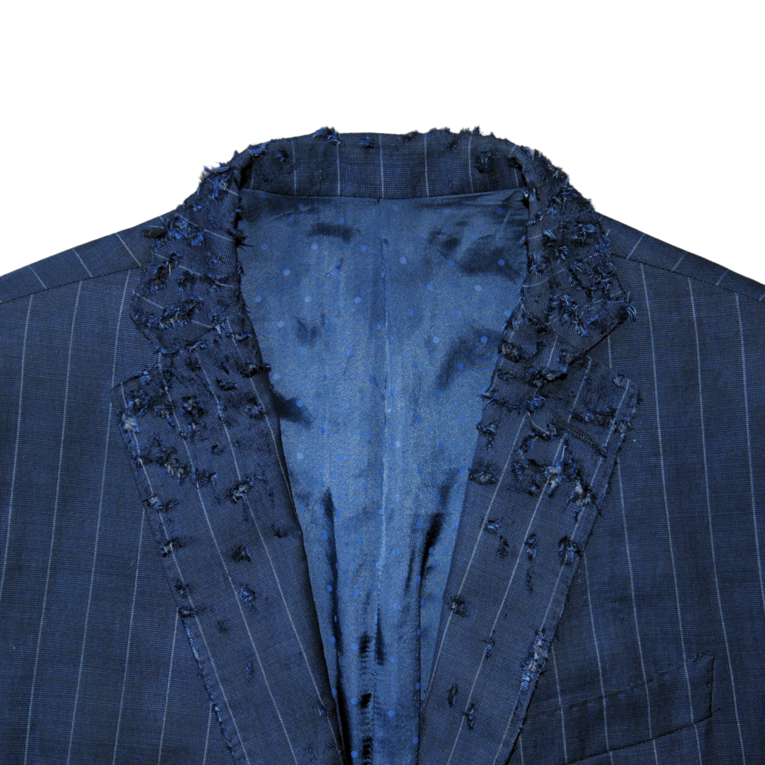 untitled 46 - navy distressed blazer