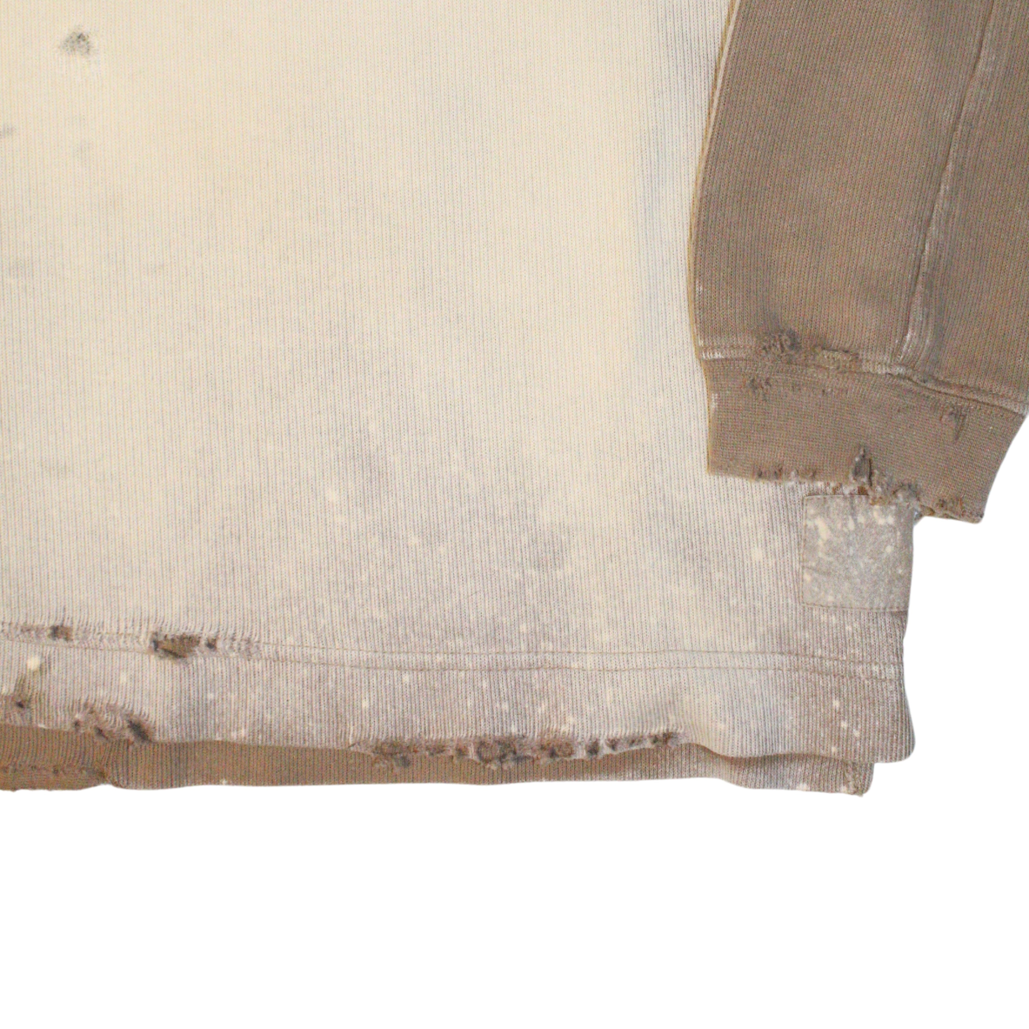 untitled 29 - distressed beige sweater