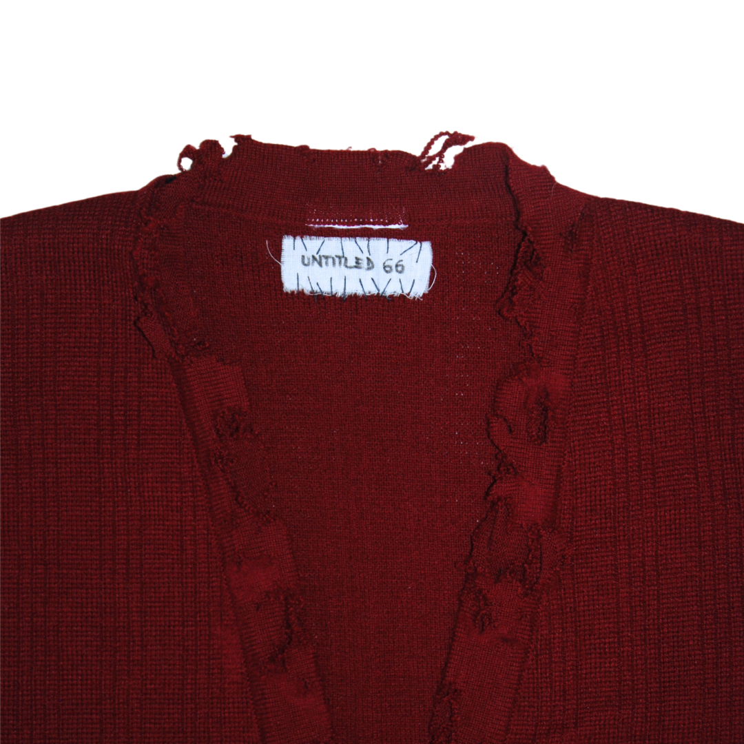 untitled 66 - bordeaux cardigan