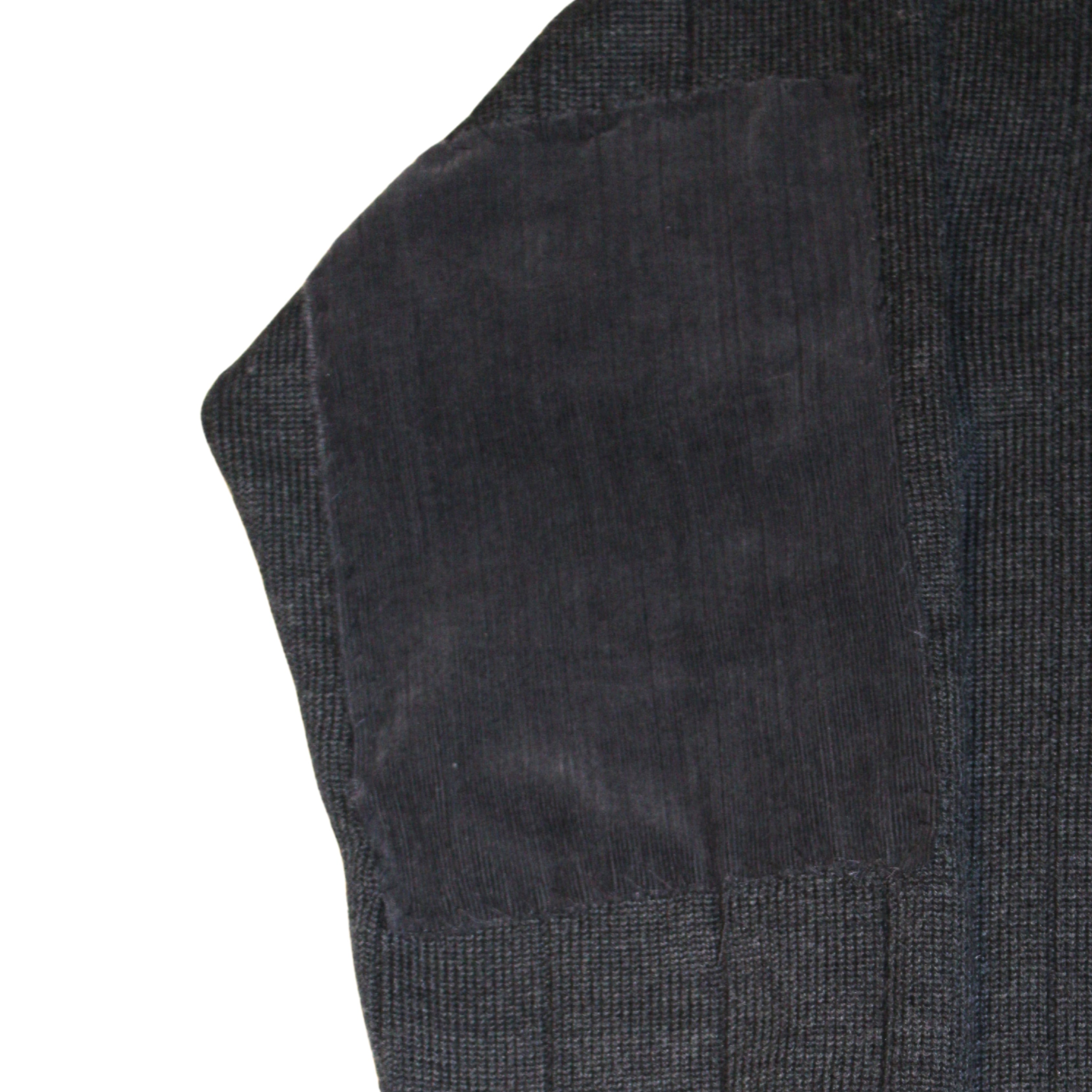 untitled 37 - distressed grey knit jumper