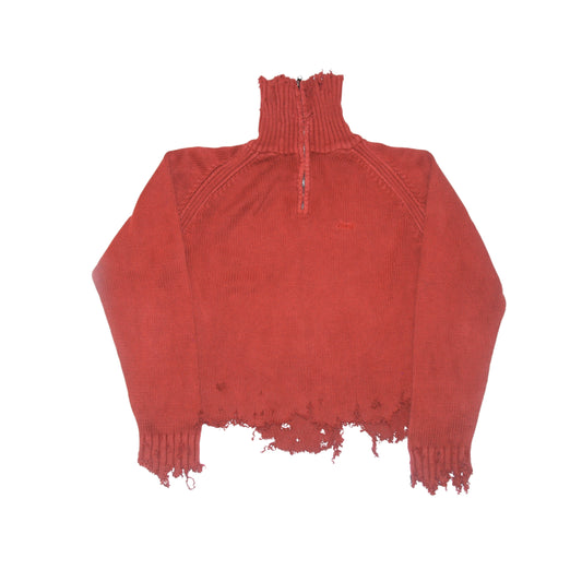 untitled 16 - red distressed jumper