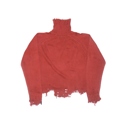 untitled 16 - red distressed jumper