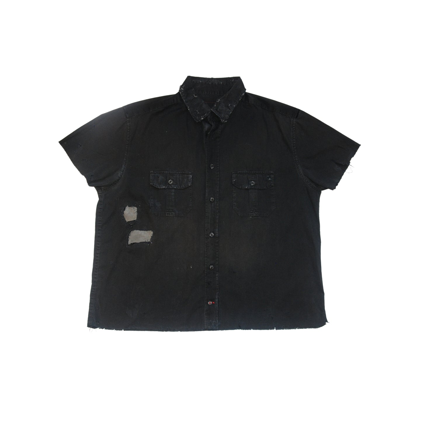 untitled 14 - patched black shirt