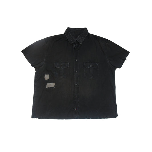 untitled 14 - patched black shirt