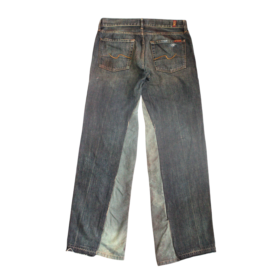 untitled 48 - distressed earthy jeans