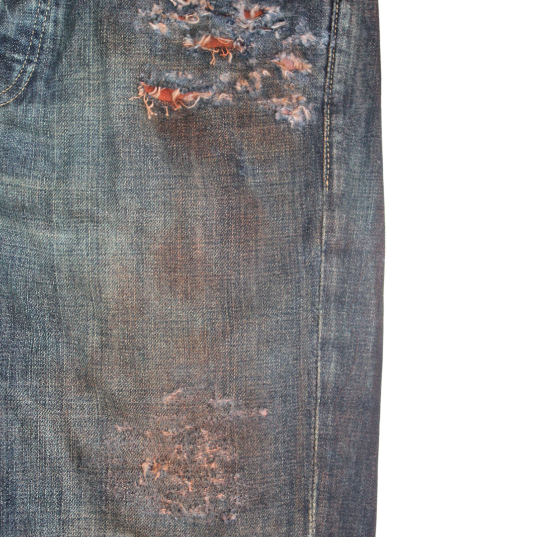 untitled 48 - distressed earthy jeans
