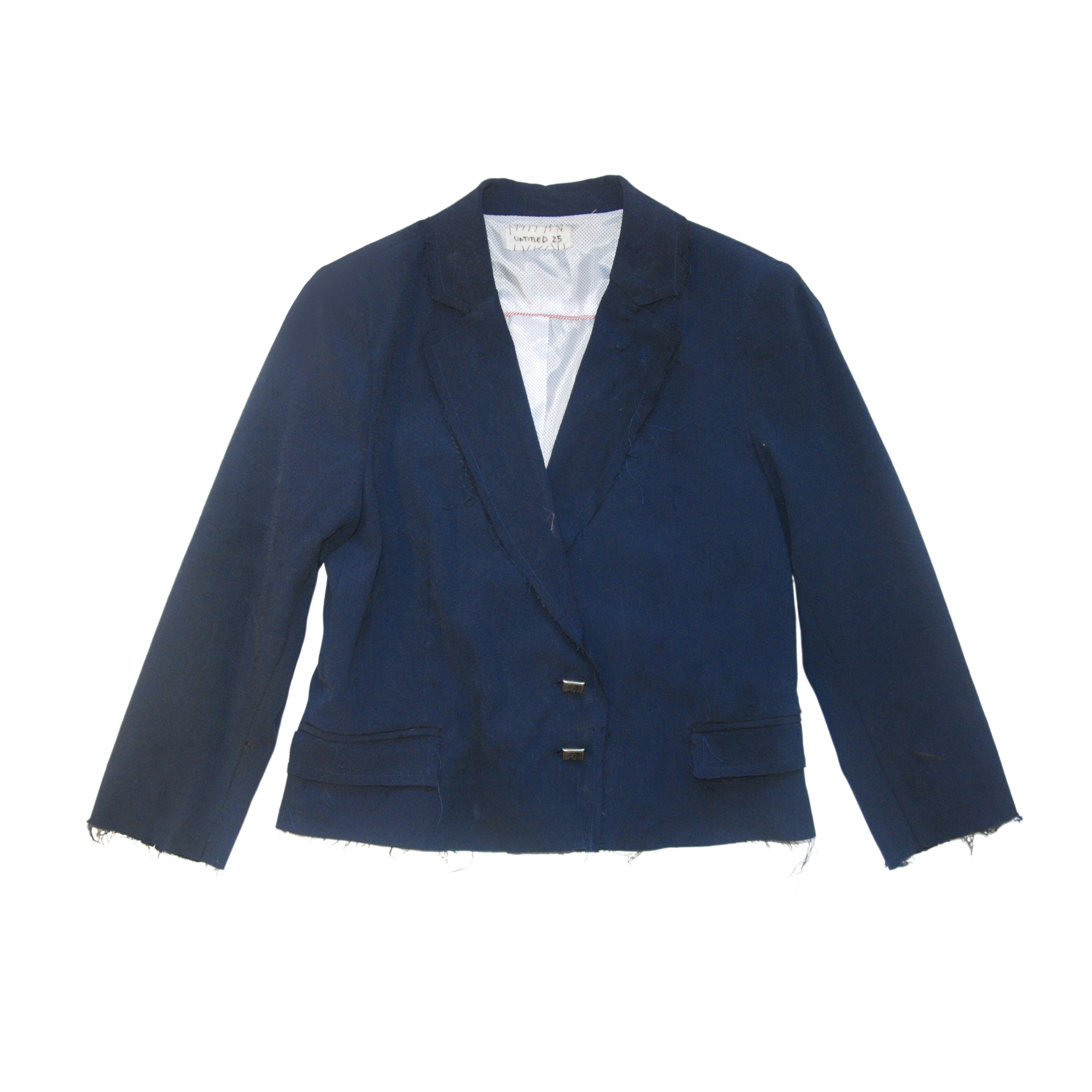untitled 25 - distressed navy blazer