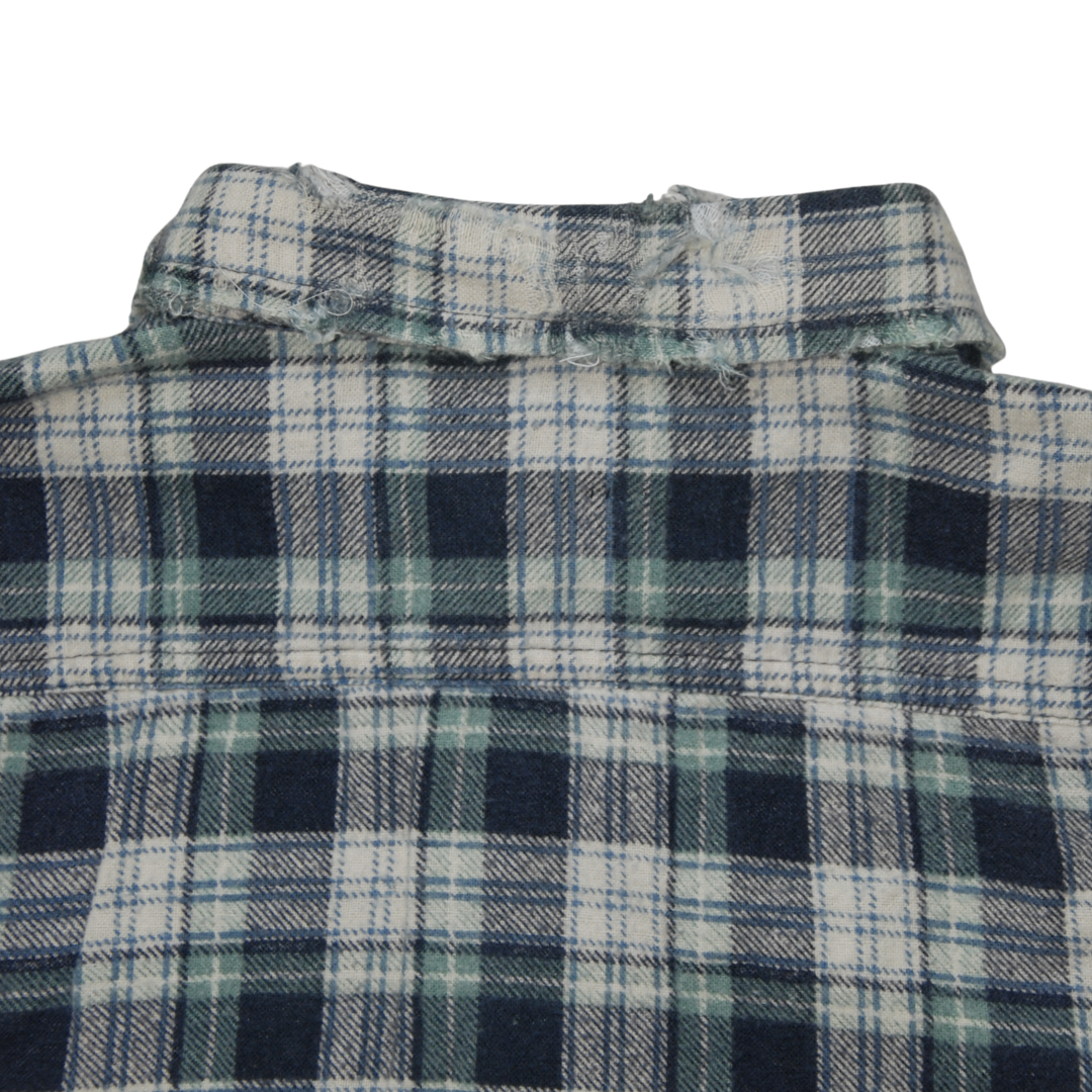 untitled 77 - ripped checked shirt