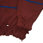 untitled 33 - distressed bordeau jumper