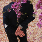 untitled 46 - navy distressed blazer