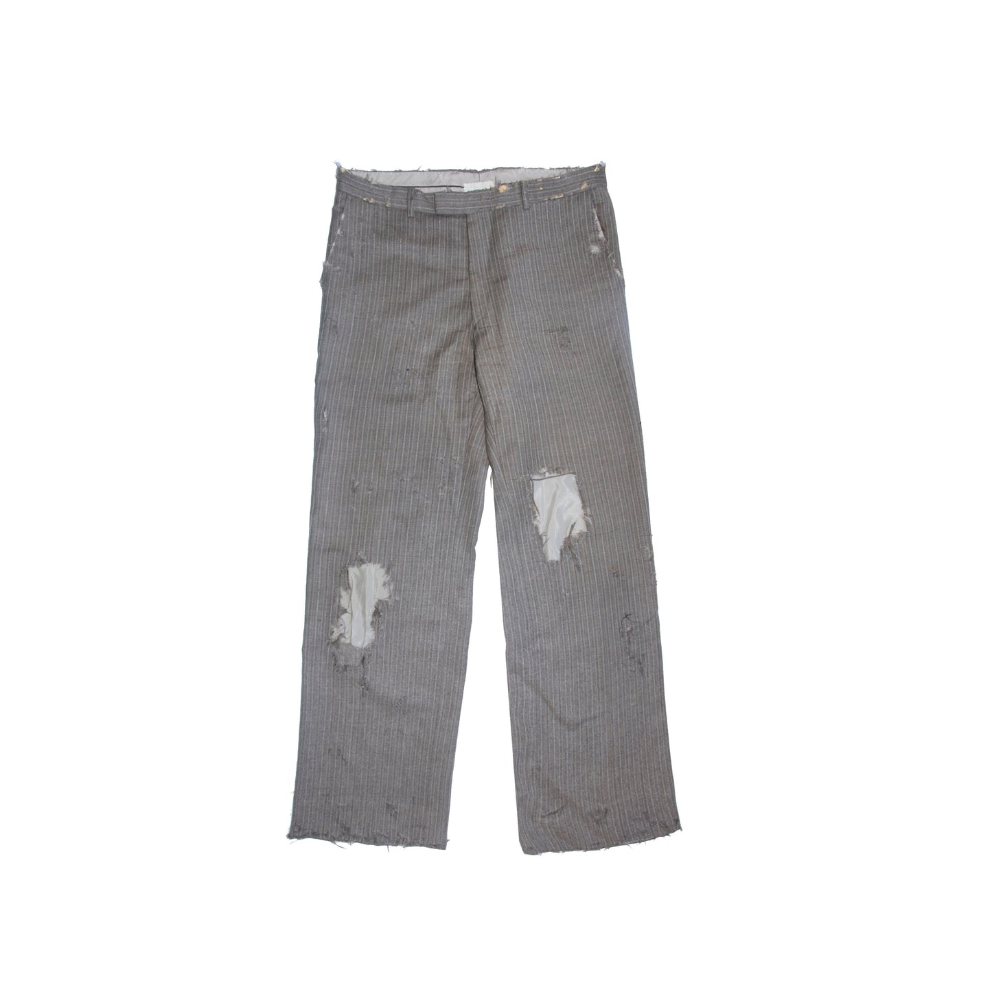 untitled 27 - distressed beige pants