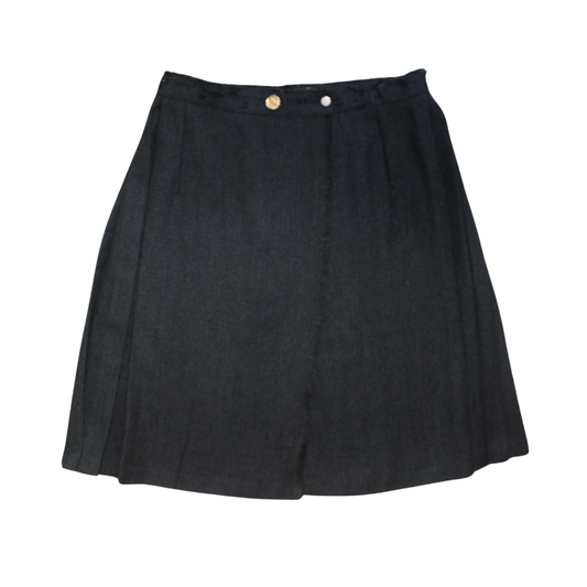 untitled 72 - pleated grey skirt