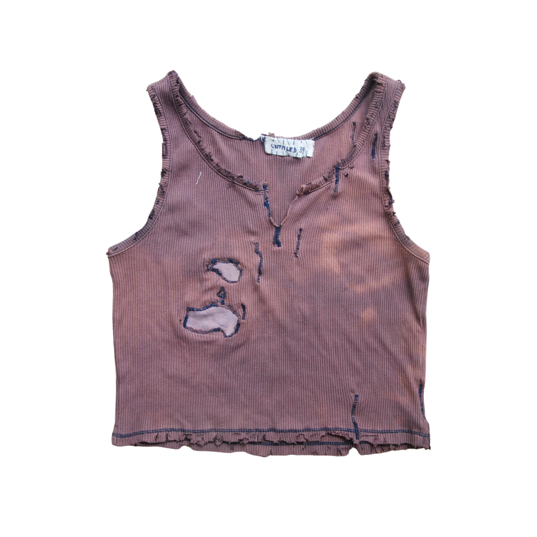 untitled 39 - distressed tank top