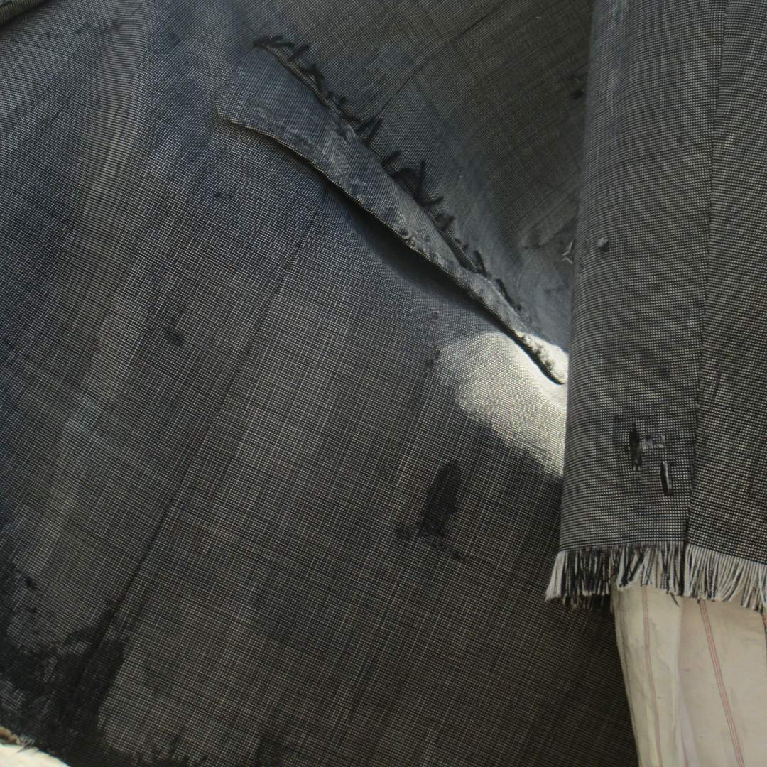 untitled 44 - grey distressed blazer