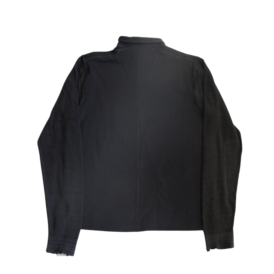 untitled 49 - adidas polo w/ layered knit long sleeves