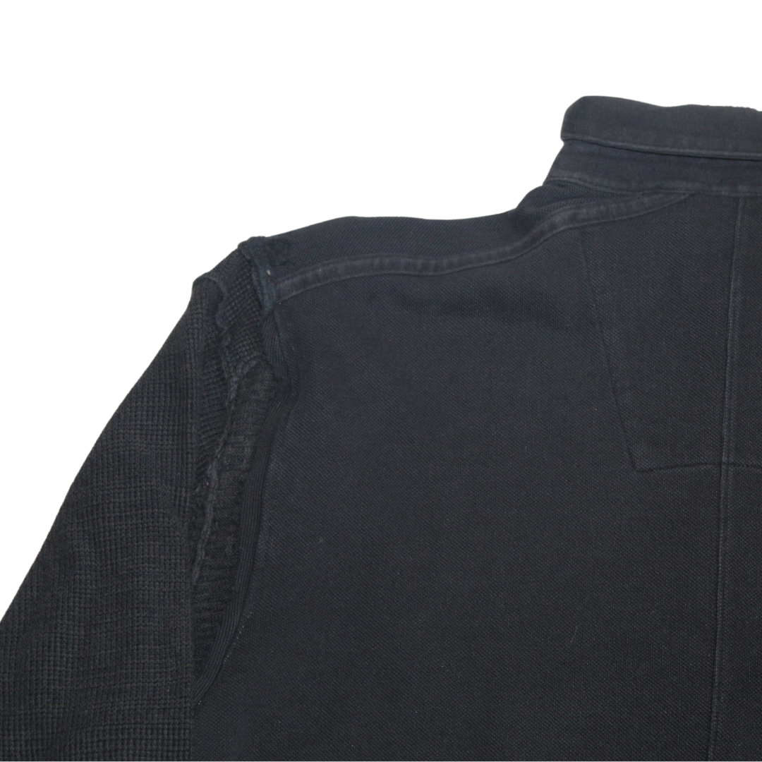 untitled 49 - adidas polo w/ layered knit long sleeves