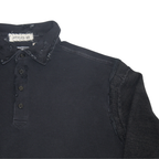 untitled 49 - adidas polo w/ layered knit long sleeves