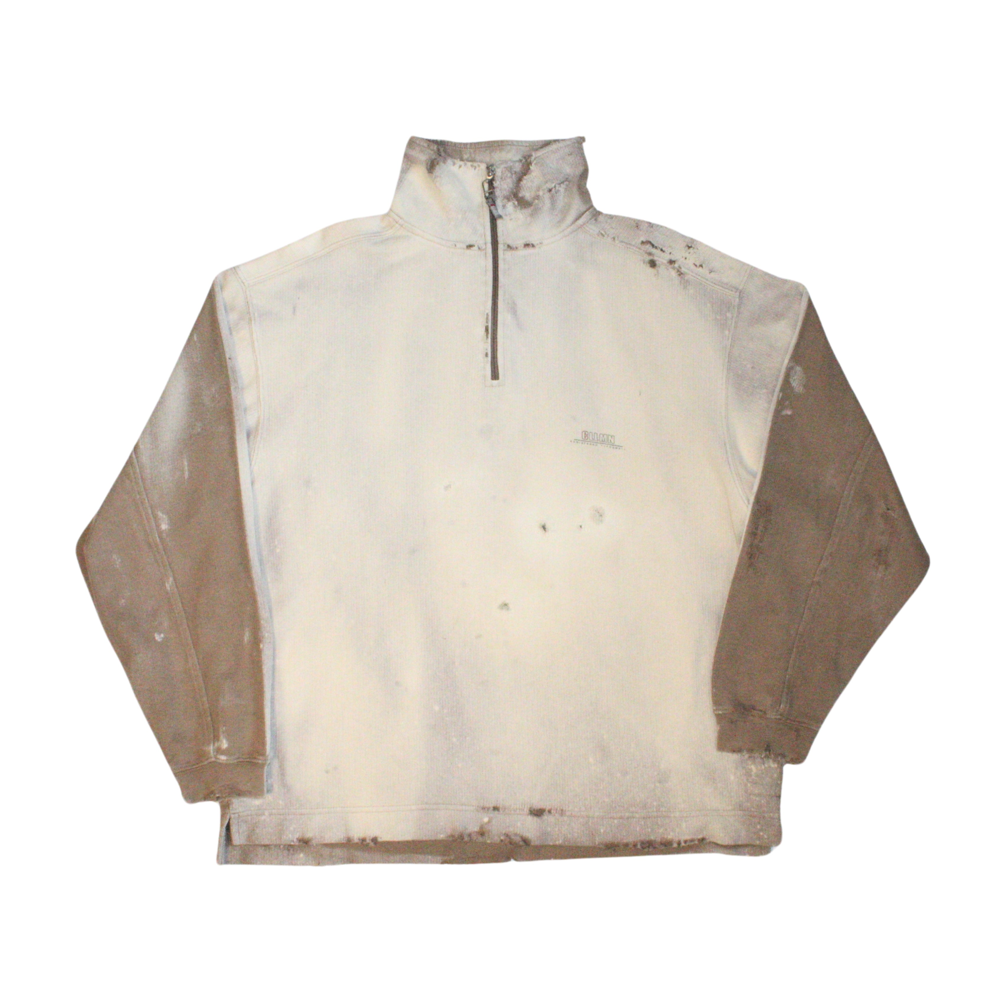 untitled 29 - distressed beige sweater