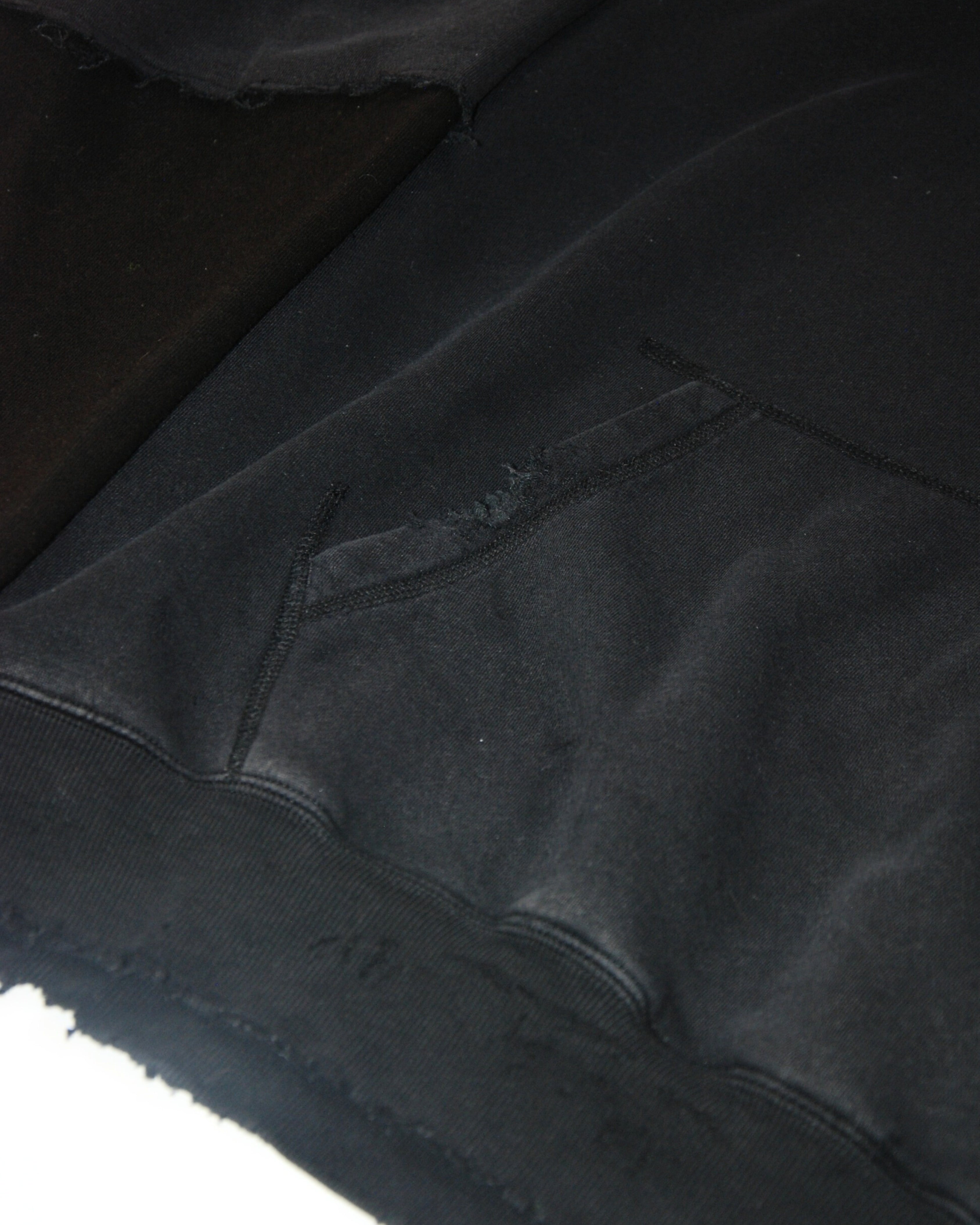 untitled 20 - black layered hoodie