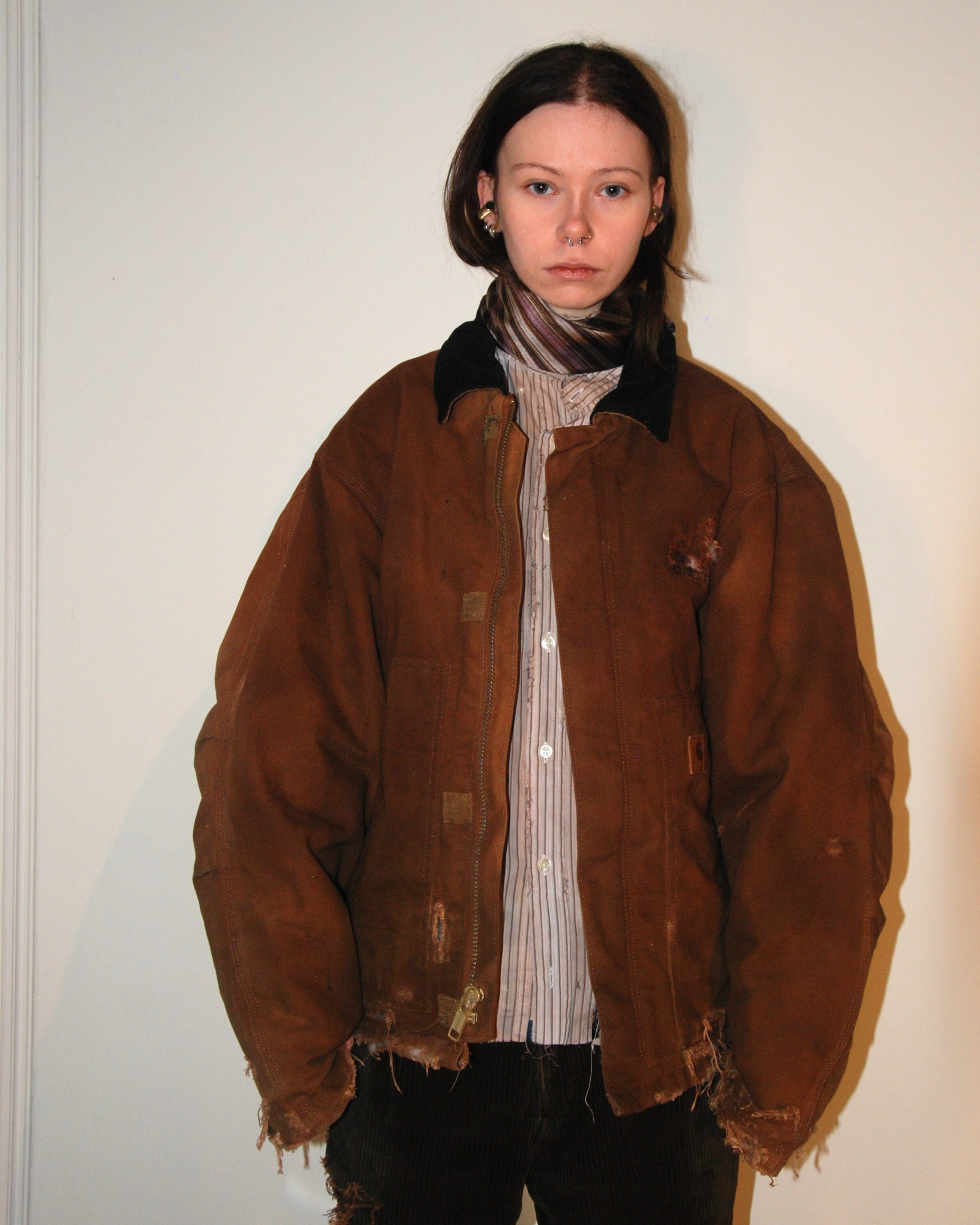 untitled 23 - carhartt distressed jacket